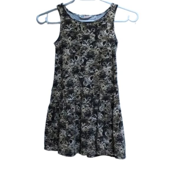 3/$25 HM children kittens and cheetahs print sleeveless dress size 7/8 - Picture 1 of 7